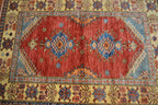 3' 7" x 4' 10" Pakistan Kazak Rug image 6