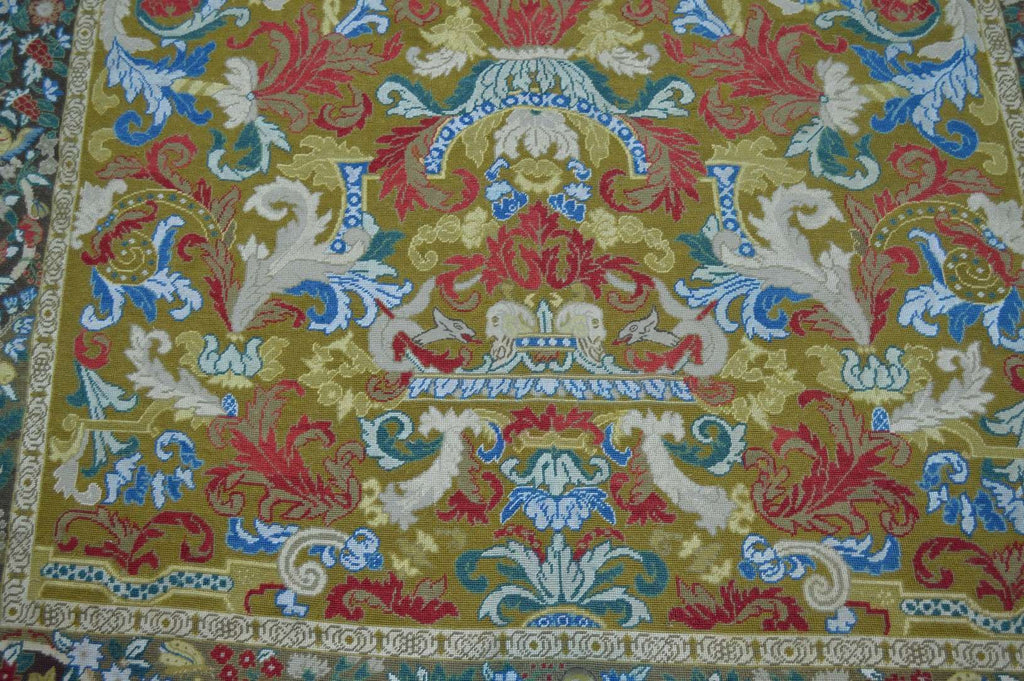 5' 6" x 8' 6" French Needlepoint Rug image 7