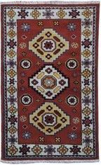 3' 0" x 5' 0" India Kazak Rug image 0