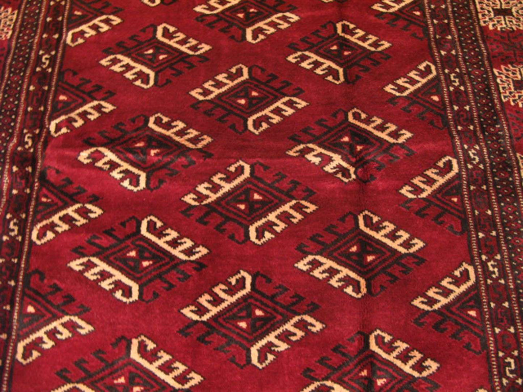 4' 3" x 6' 4" Persian Turkmen Rug image 7