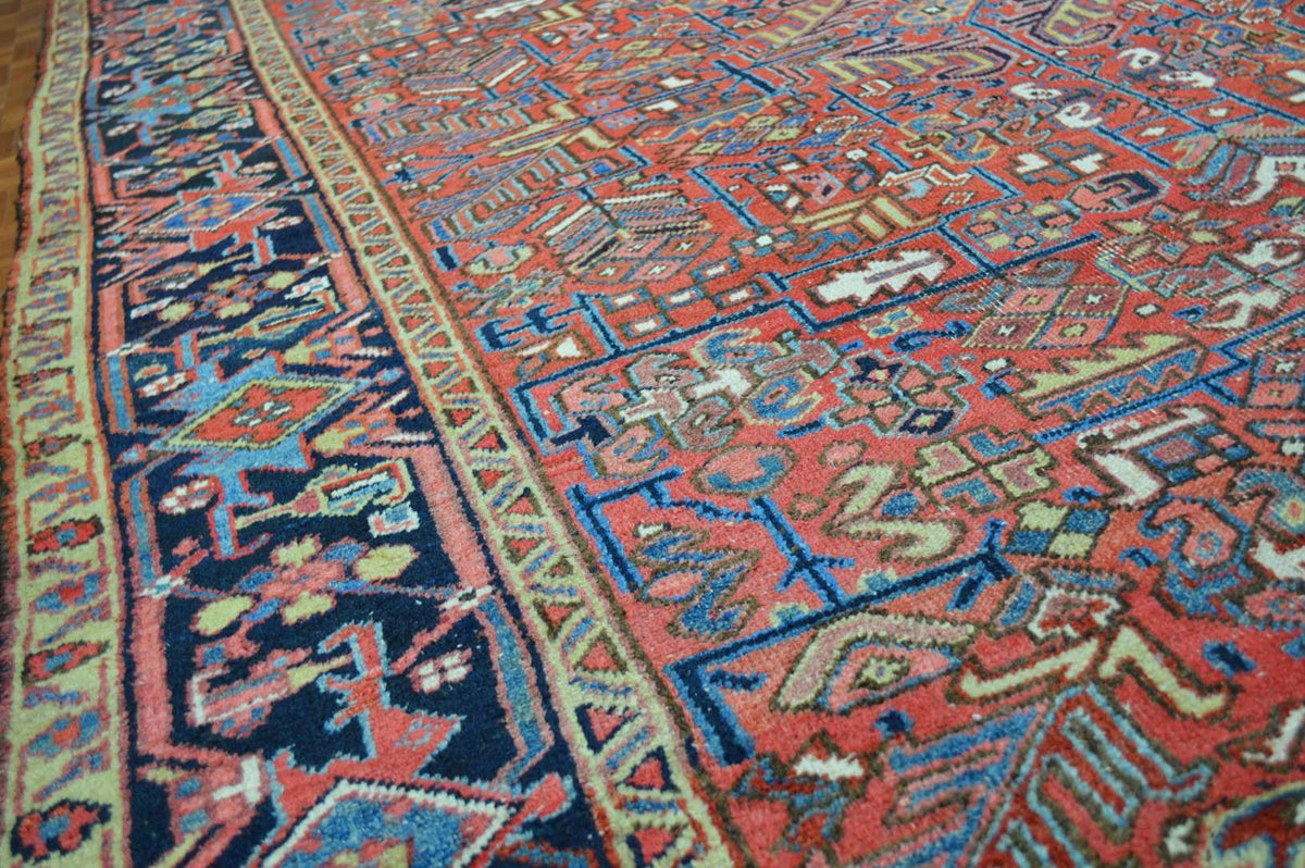 7' 3" x 10' 7" Persian Heriz Rug image 10
