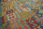 8' 2" x 9' 9" India Kilim Rug image 2