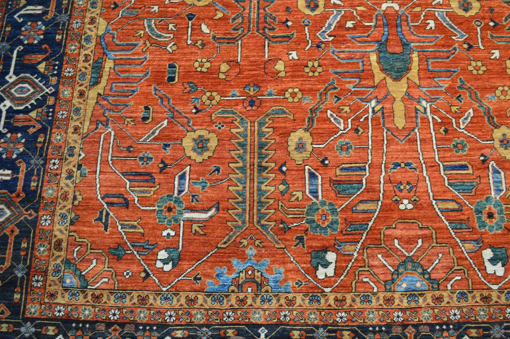 9' 2" x 12' 2" Pakistan Serapi Rug image 4