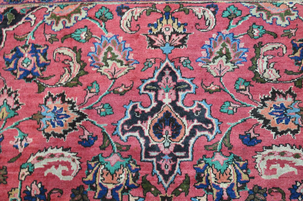 9' 8" x 11' 0" Persian Mashhad Rug image 3