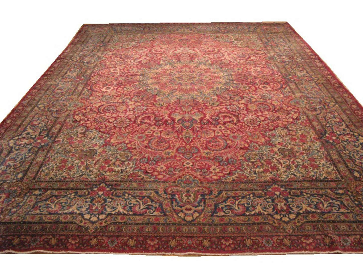 9' 2" x 13' 5" Vintage Lavar Rug image 0