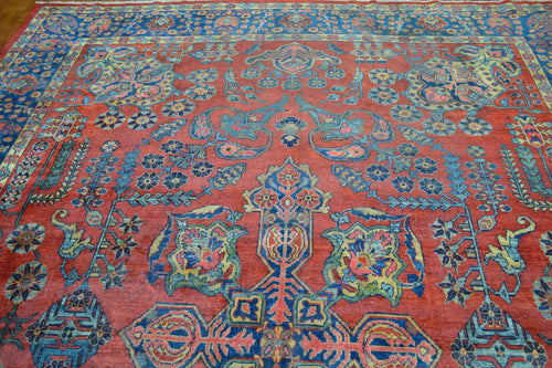 10' 5" x 13' 3" Persian Sarouk Rug image 2