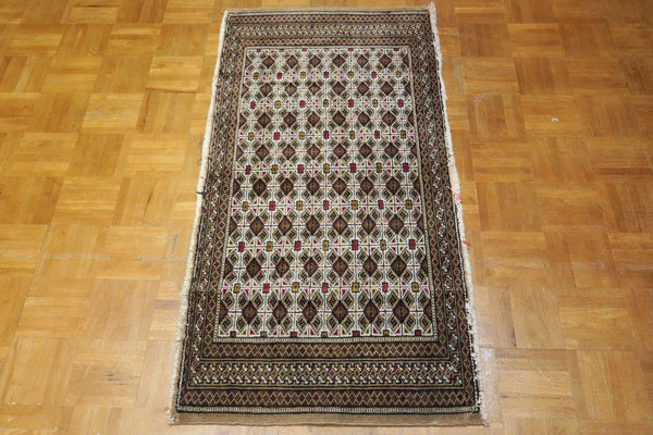 2' 1" x 4' 3" Persian Turkeman Rug image 6