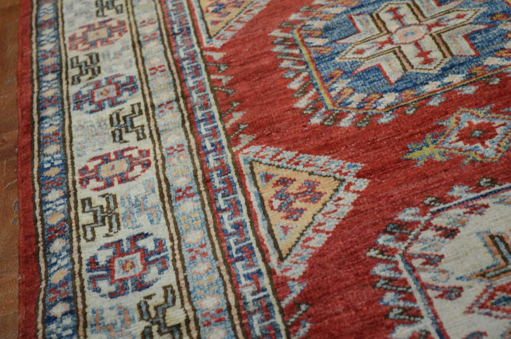 2' 9" x 10' 5" Pakistan Kazak Runner image 4