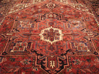 7' 9" x 11' 0" Persian Heriz Rug image 7