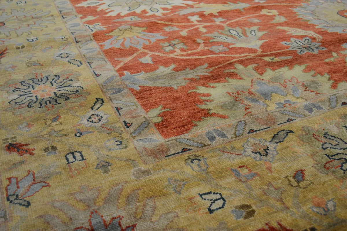 9' 0" x 11' 8" India Mahal Rug image 3