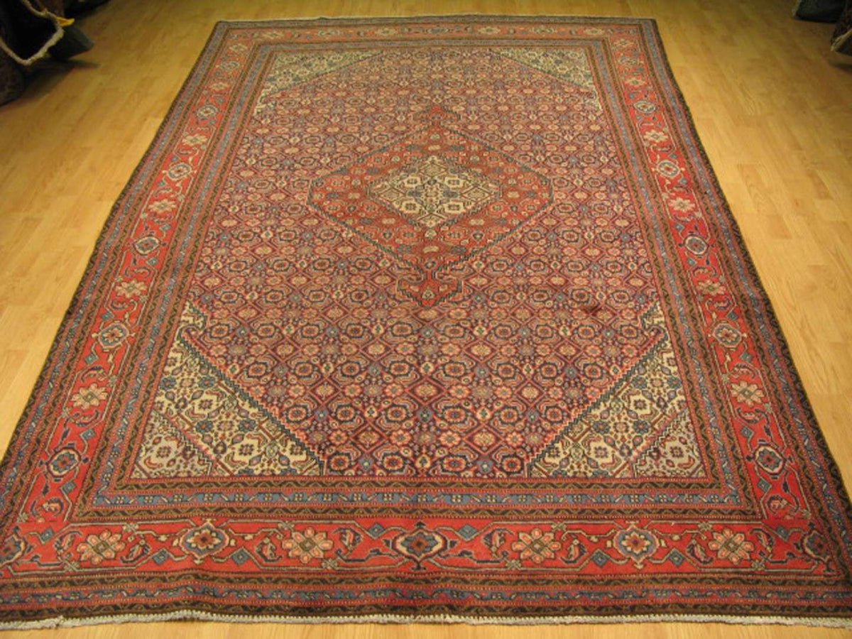 6' 1" x 9' 5" Persian Tabriz Rug image 1