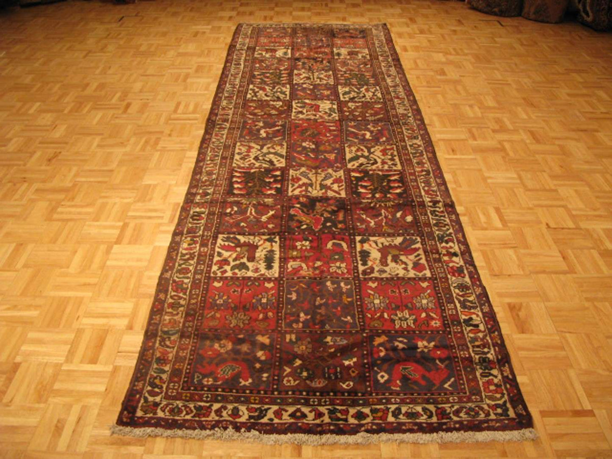 3' 1" x 12' 7" Persian Bakhtiari Runner image 1