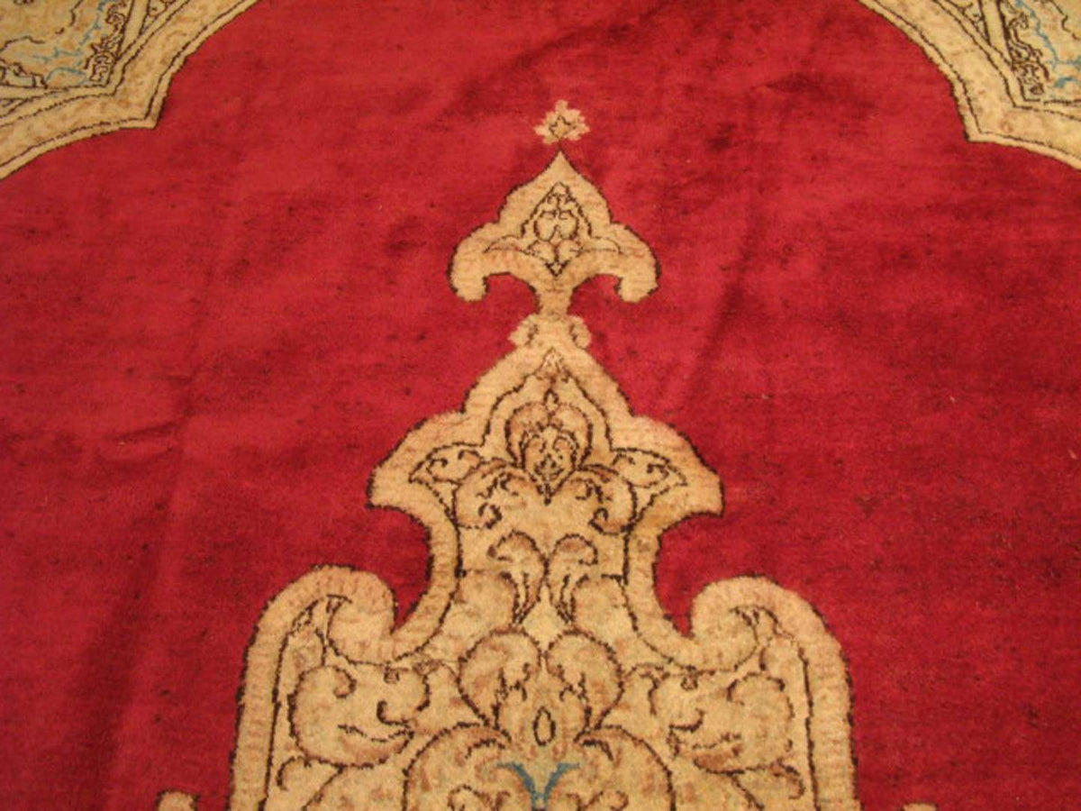 8' 5" x 12' 0" Persian Kerman Rug image 3