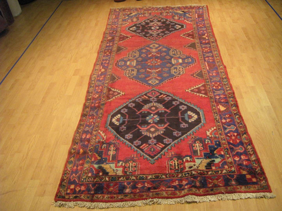 4' 0" x 9' 8" Persian Bakhtiari Runner image 1