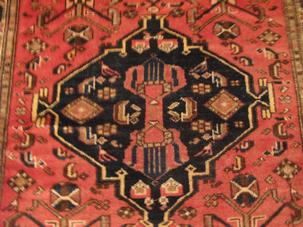 4' 3" x 6' 1" Vintage Zanjan Rug image 9