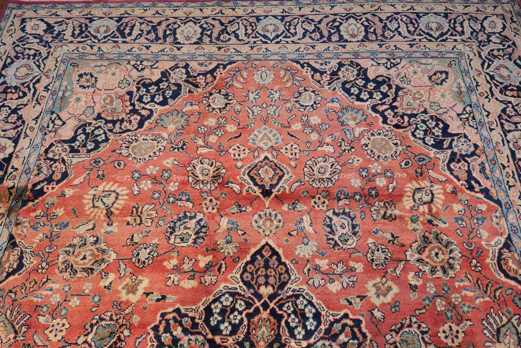 7' 0" x 10' 7" Vintage Sarouk Rug image 4