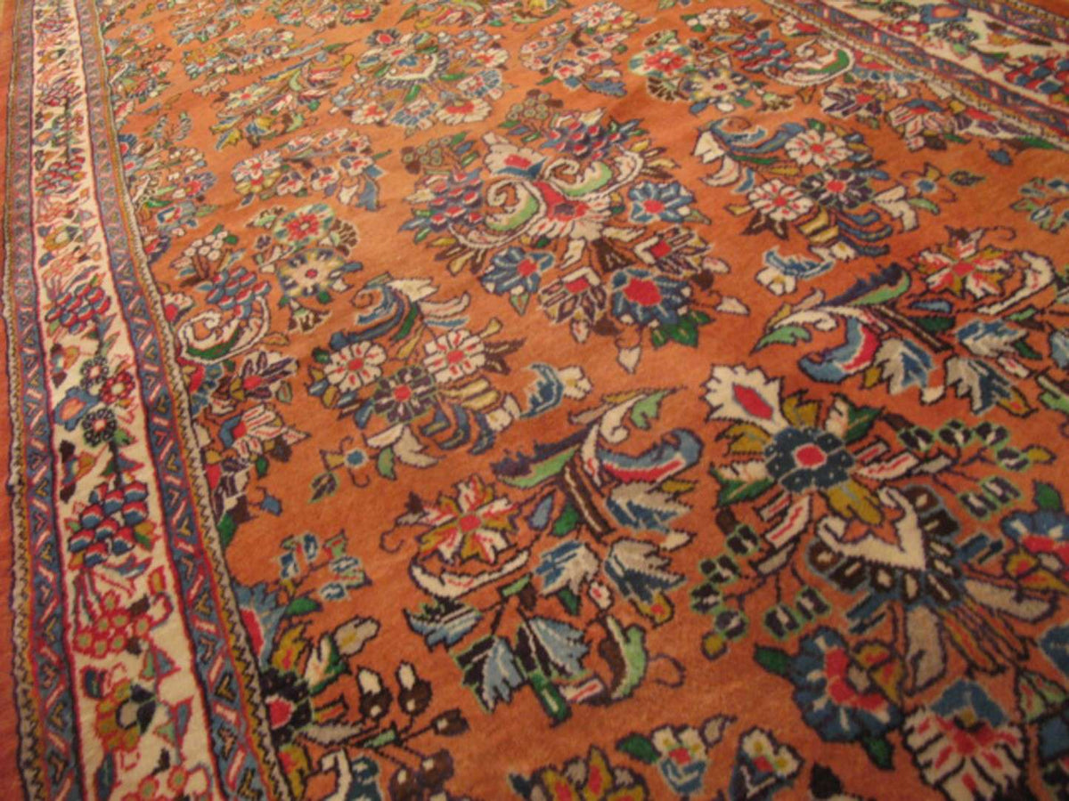 3' 6" x 11' 2" Persian Sarouk Runner image 6