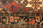 6' 6" x 4' 4" Persian Hamadan Rug image 7