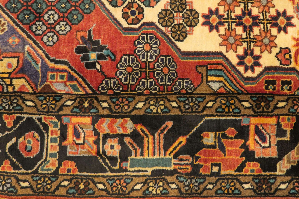 6' 6" x 4' 4" Persian Hamadan Rug image 7