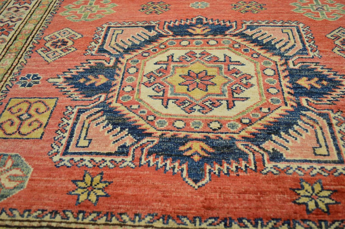 4' 0" x 6' 1" Pakistan Kazak Rug image 7