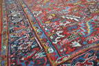 6' 7" x 9' 5" Persian Heriz Rug image 9