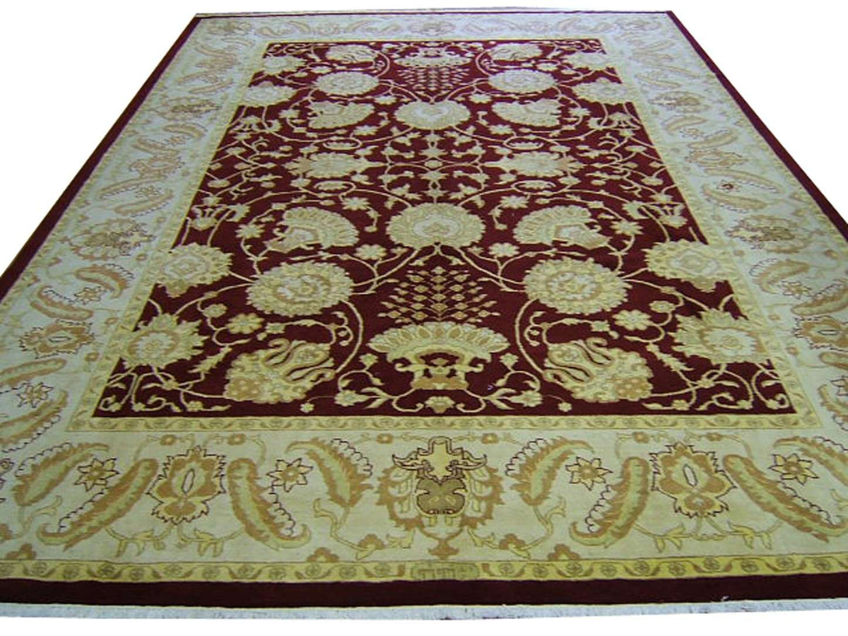 9' 1" x 13' 0" Persian Sultanabad Rug image 1