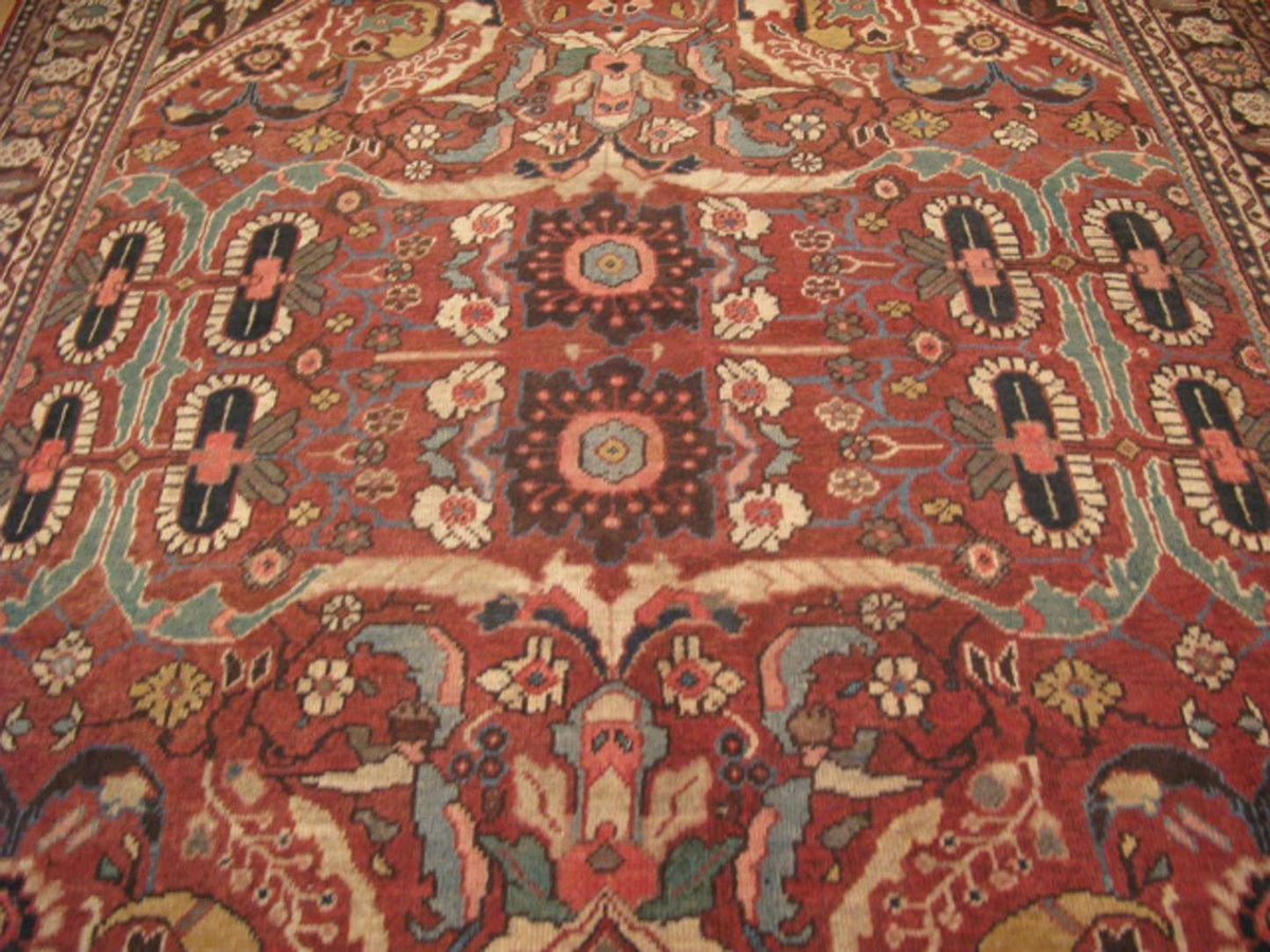 8' 8" x 12' 7" Persian Sultanabad Rug image 9
