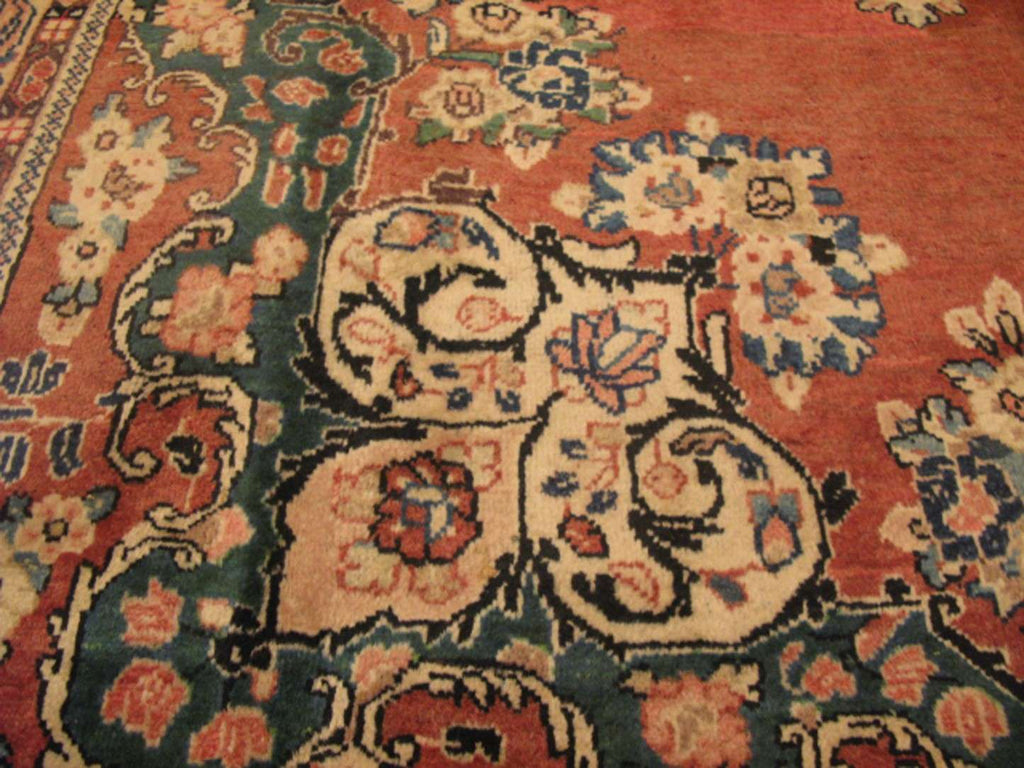 6' 1" x 10' 8" Persian Sarouk Rug image 2