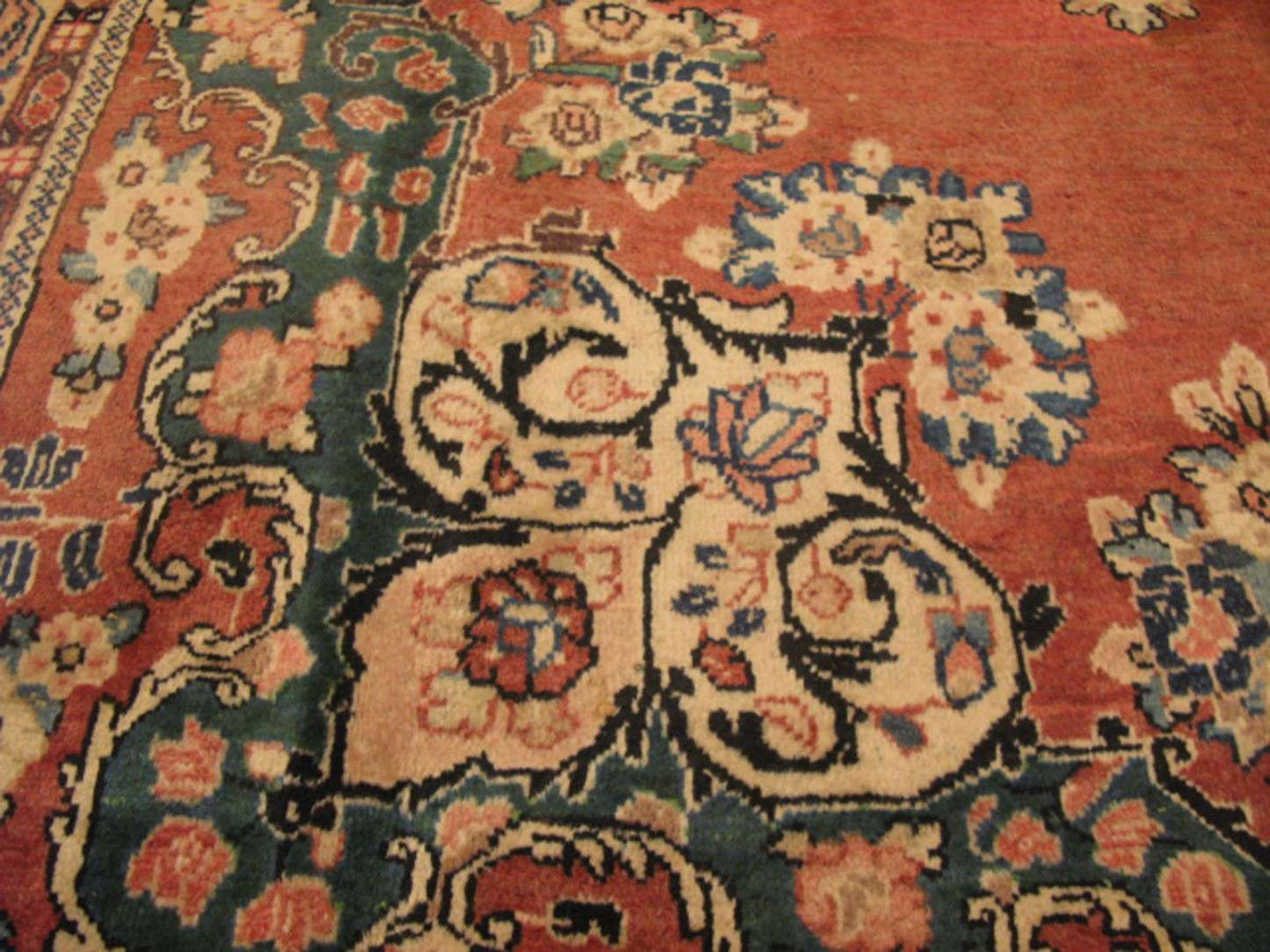 6' 1" x 10' 8" Persian Sarouk Rug image 2