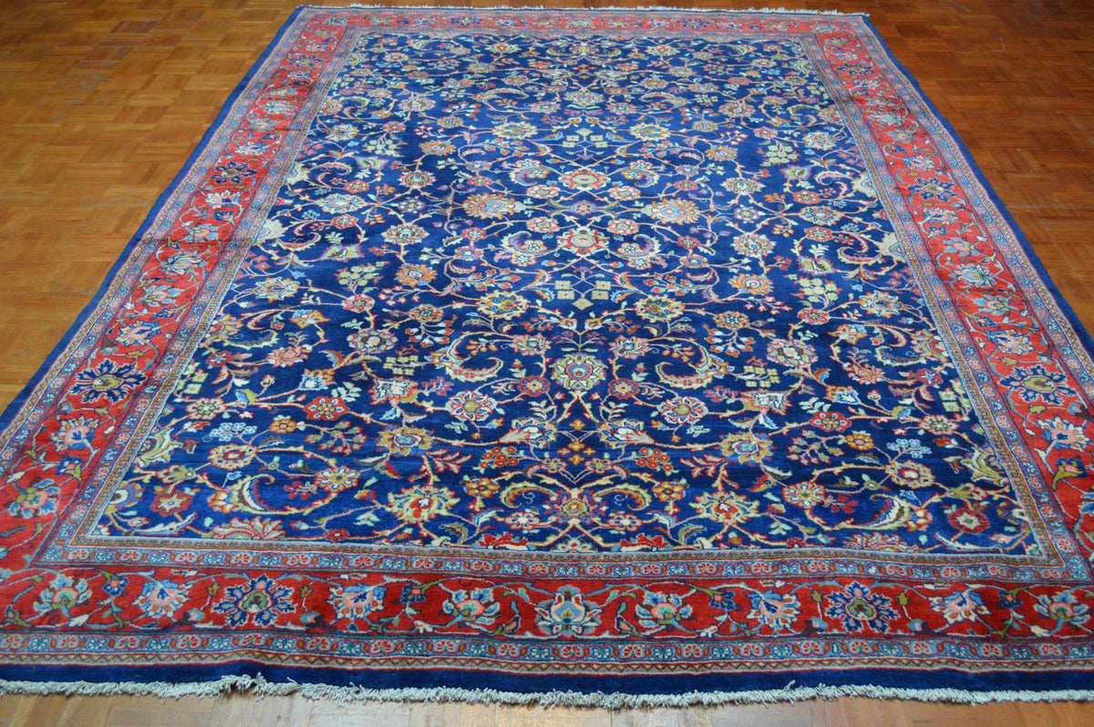 7' 7" x 11' 7" Persian Mashhad Rug image 1