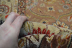 7' 9" x 9' 8" India Agra Rug image 6