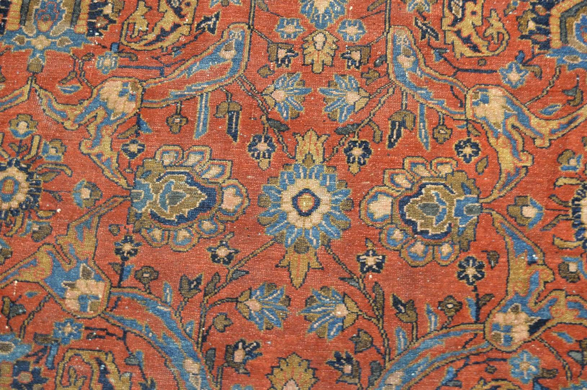 10' 5" x 17' 0" Persian Sarouk Rug image 4