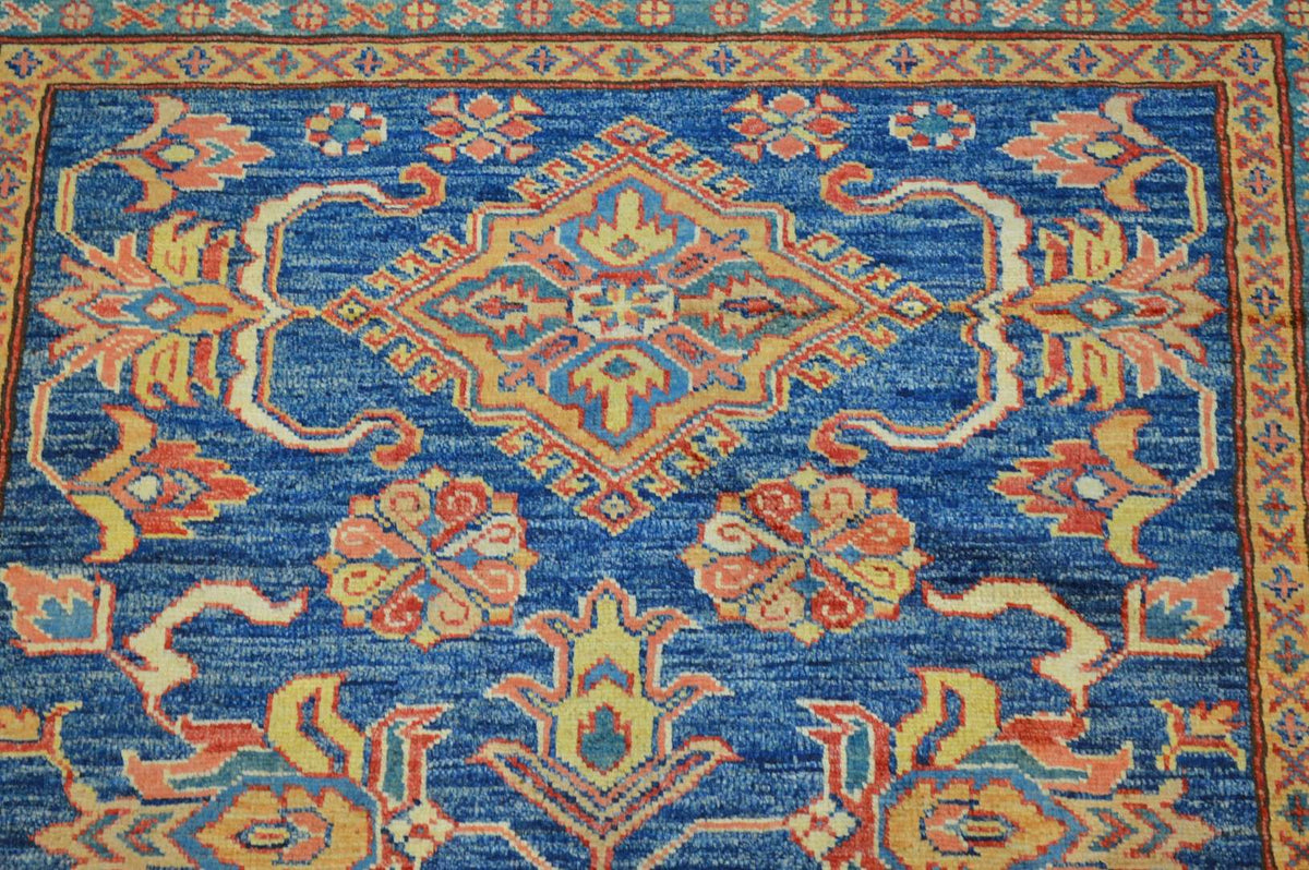 4' 0" x 6' 1" Pakistan Kazak Rug image 6
