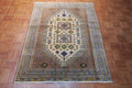 4' 2" x 5' 2" Persian Turkeman Rug image 1