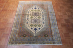 4' 2" x 5' 2" Persian Turkeman Rug image 1