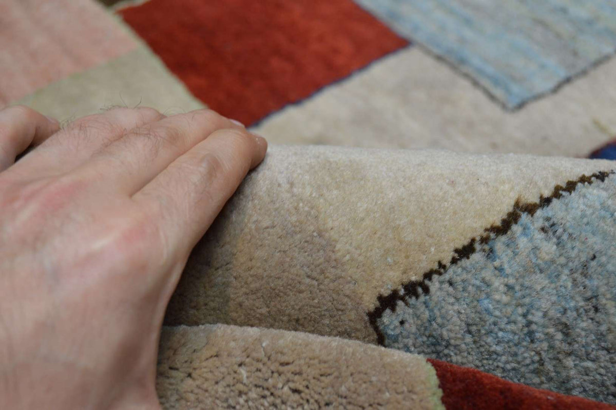 4' 3" x 6' 1" India Gabbeh Rug image 3