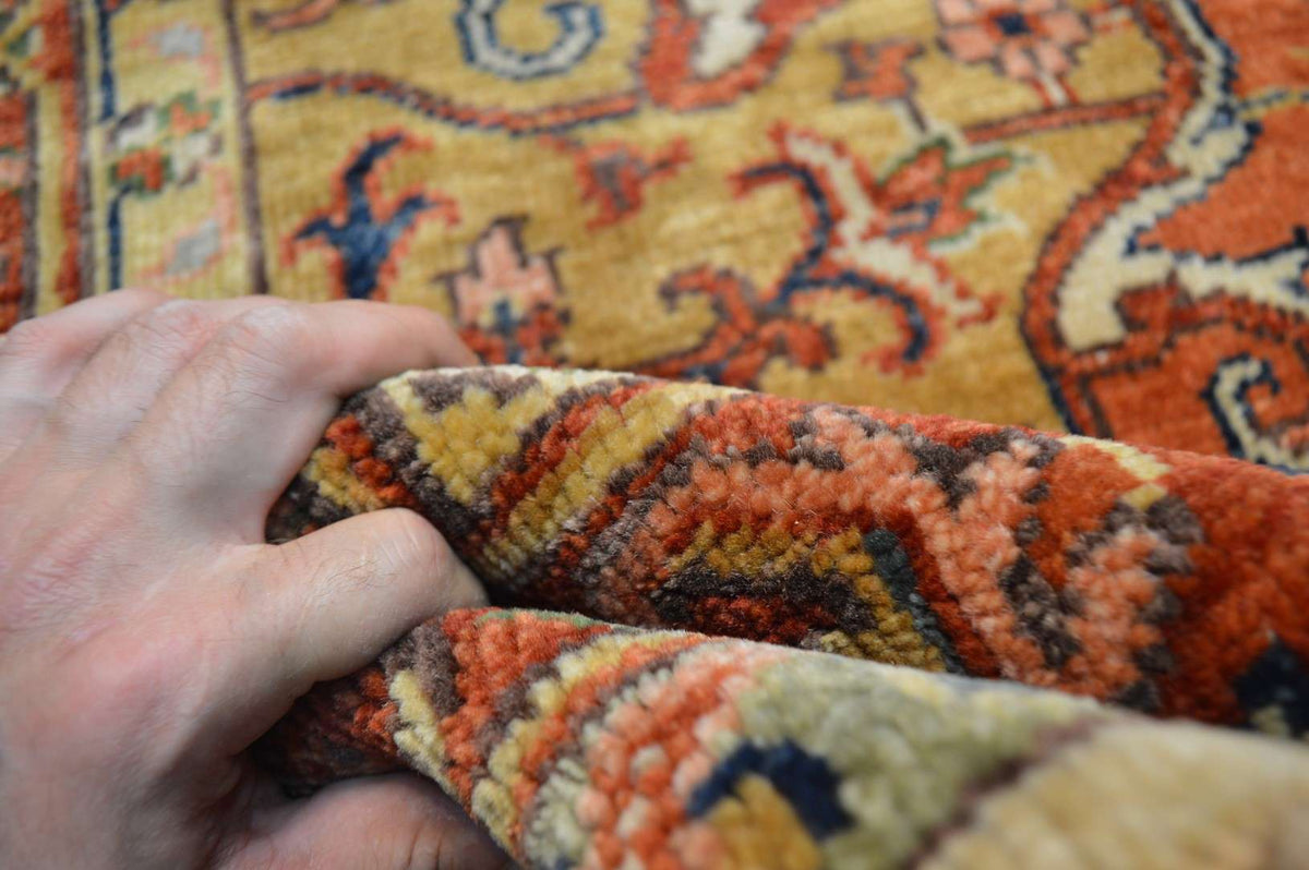 6' 0" x 8' 8" India Serapi Rug image 11