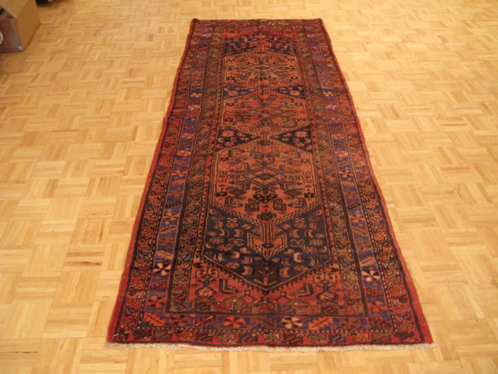 3' 6" x 10' 0" Persian Zanjan Runner image 1