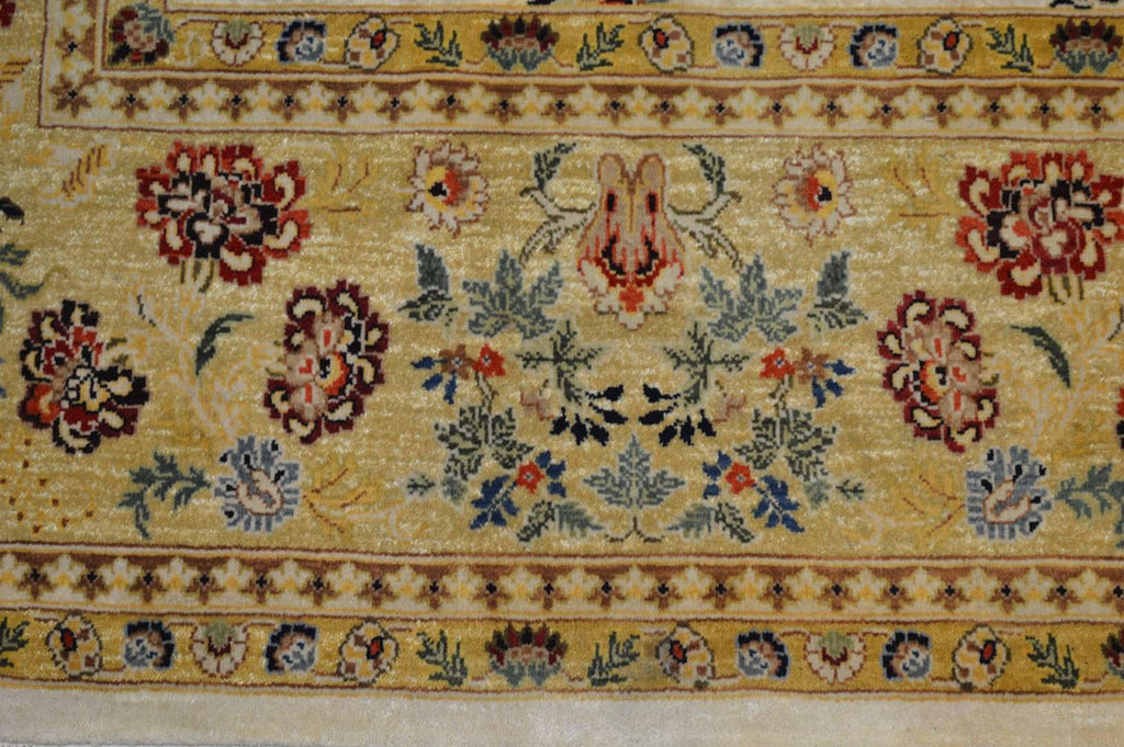 3' 9" x 4' 3" India Agra Rug image 5