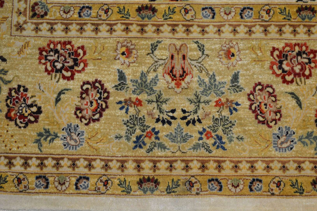 3' 9" x 4' 3" India Agra Rug image 5