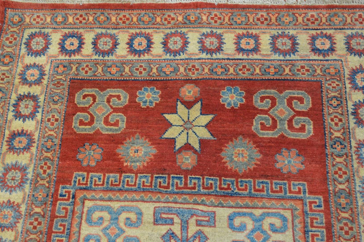 3' 8" x 6' 0" Pakistan Kazak Rug image 5