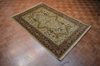 4' 2" x 6' 1" India Agra Rug image 8