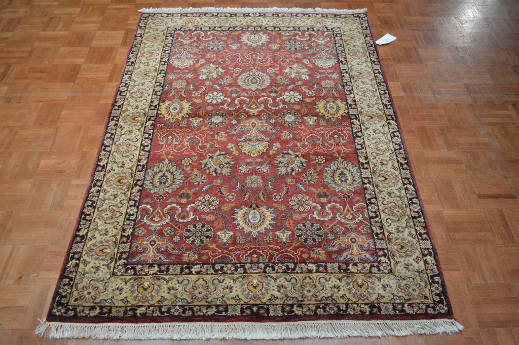 4' 1" x 6' 0" India Agra Rug image 1