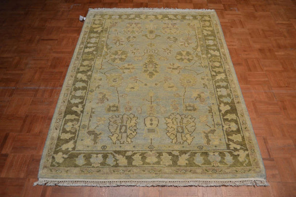 4' 1" x 6' 0" India Oushak Rug image 1