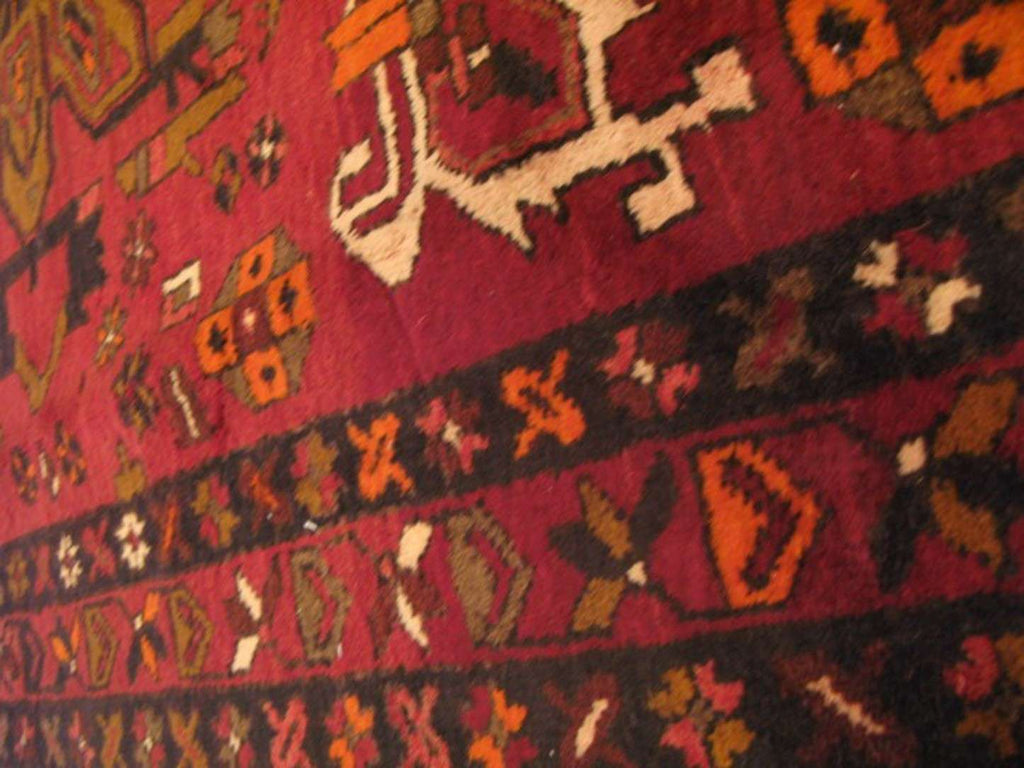 4' 6" x 14' 4" Persian Heriz Runner image 5