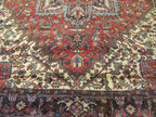 7' 9" x 10' 9" Persian Heriz Rug image 3