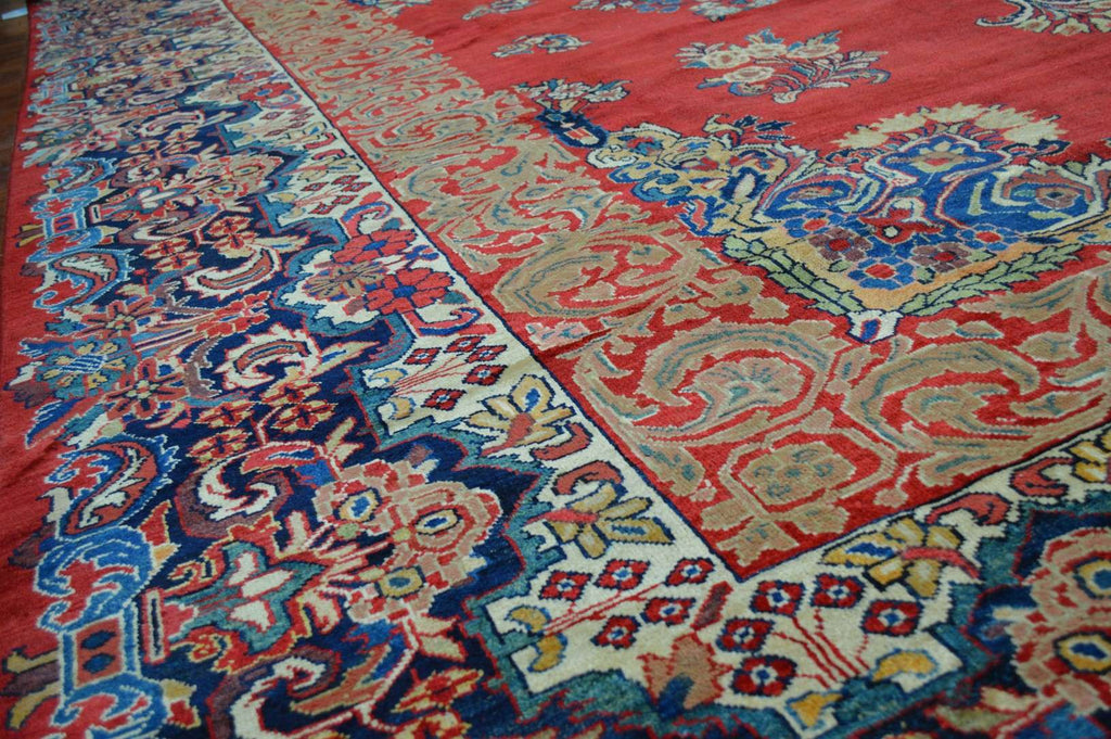 10' 6" x 13' 6" Persian Sarouk Rug image 10