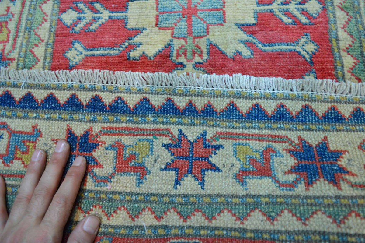 2' 3" x 3' 3" Pakistan Kazak Rug image 12