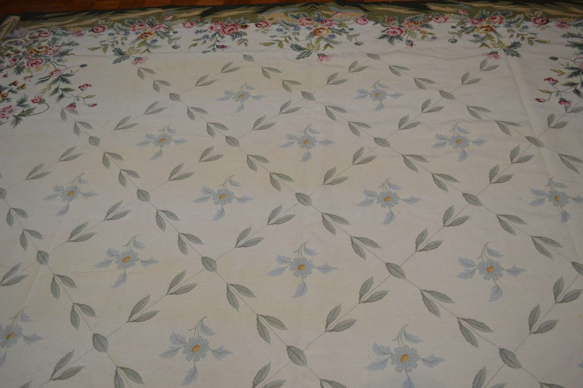11' 7" x 16' 5" French Needlepoint Rug image 9
