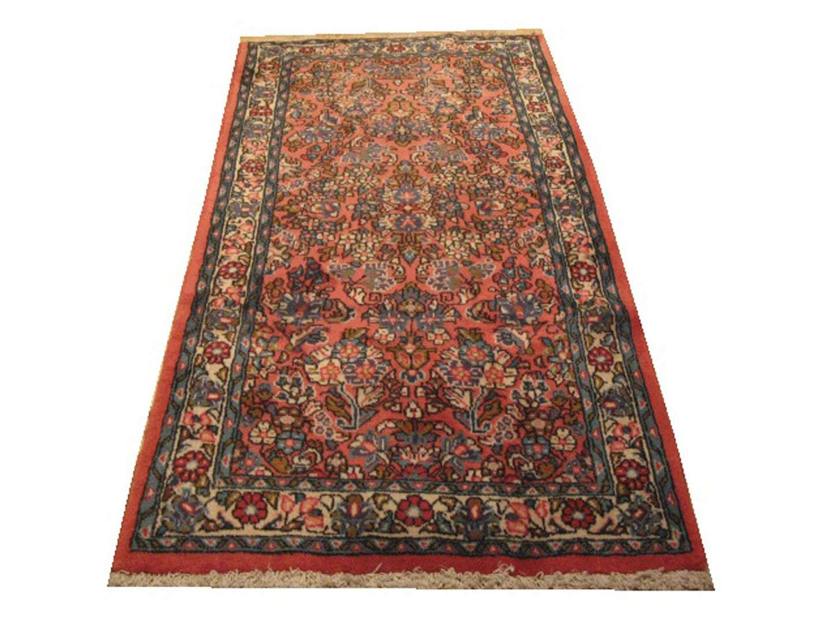 2' 2" x 4' 4" Vintage Sarouk Rug image 0